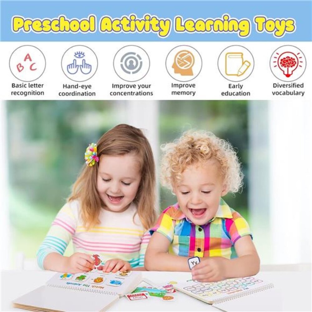 Huijing Montessori Preschool Learning Activities Newest 29 Themes Busy Book - - Picture 5 of 7